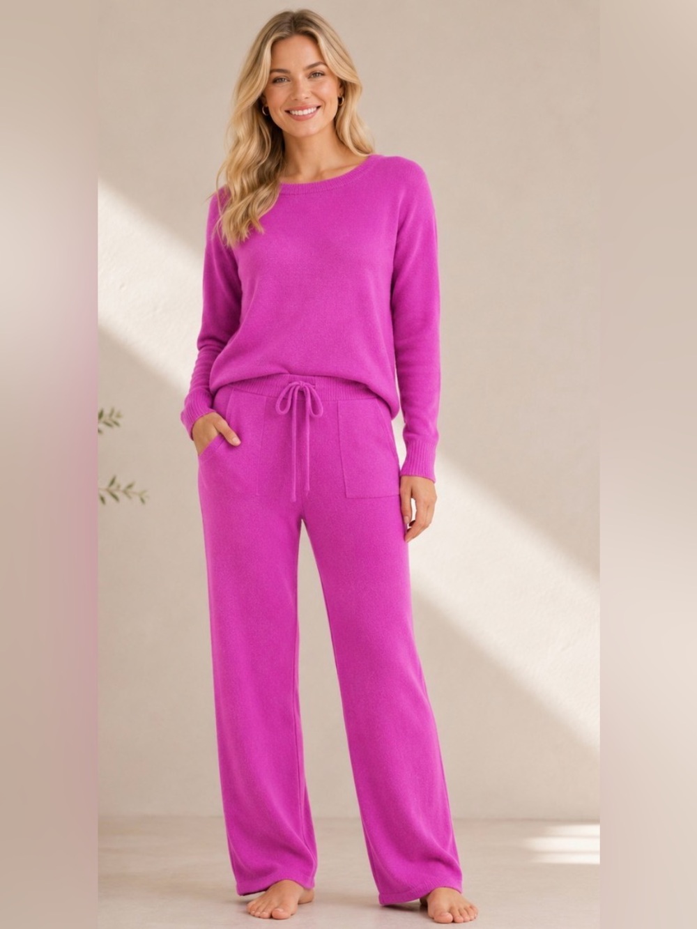 RARE! 🌟 Lilly Pulitzer Vibrant Pink Sweater and Pants weekend set